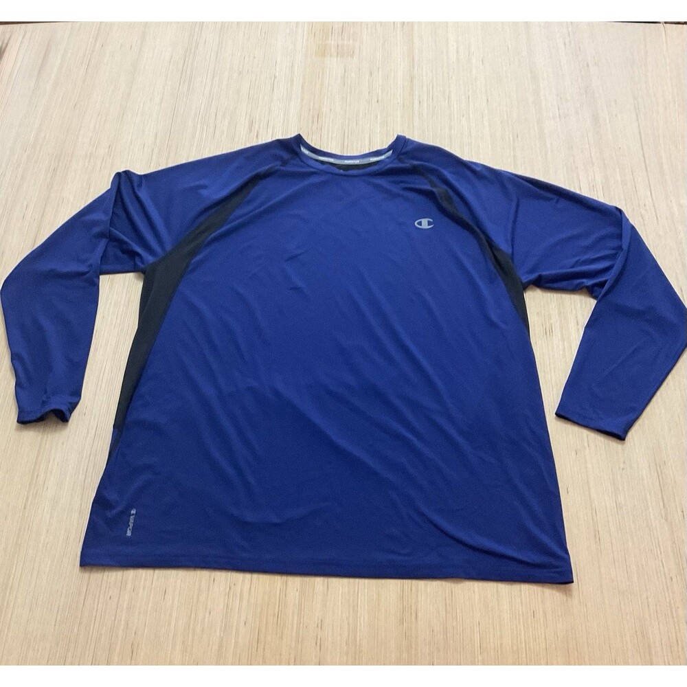 Champion Gear Blue Long Sleeve Vapor Power Flex Size 2XL Men’s